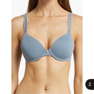 Natori Rose Dream Custom Coverage Underwire Bra sz‎ 34C